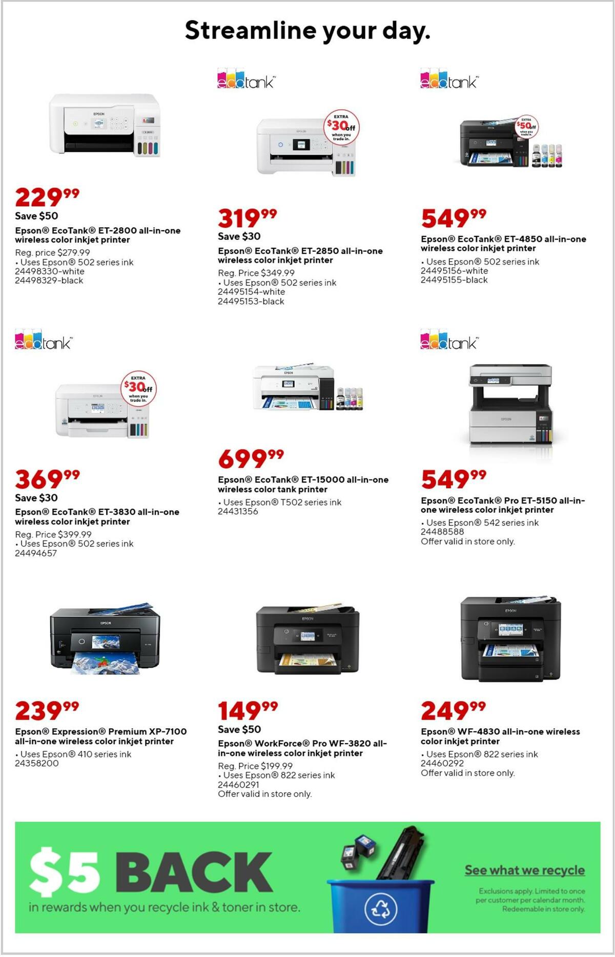 Staples Weekly Ad from April 23