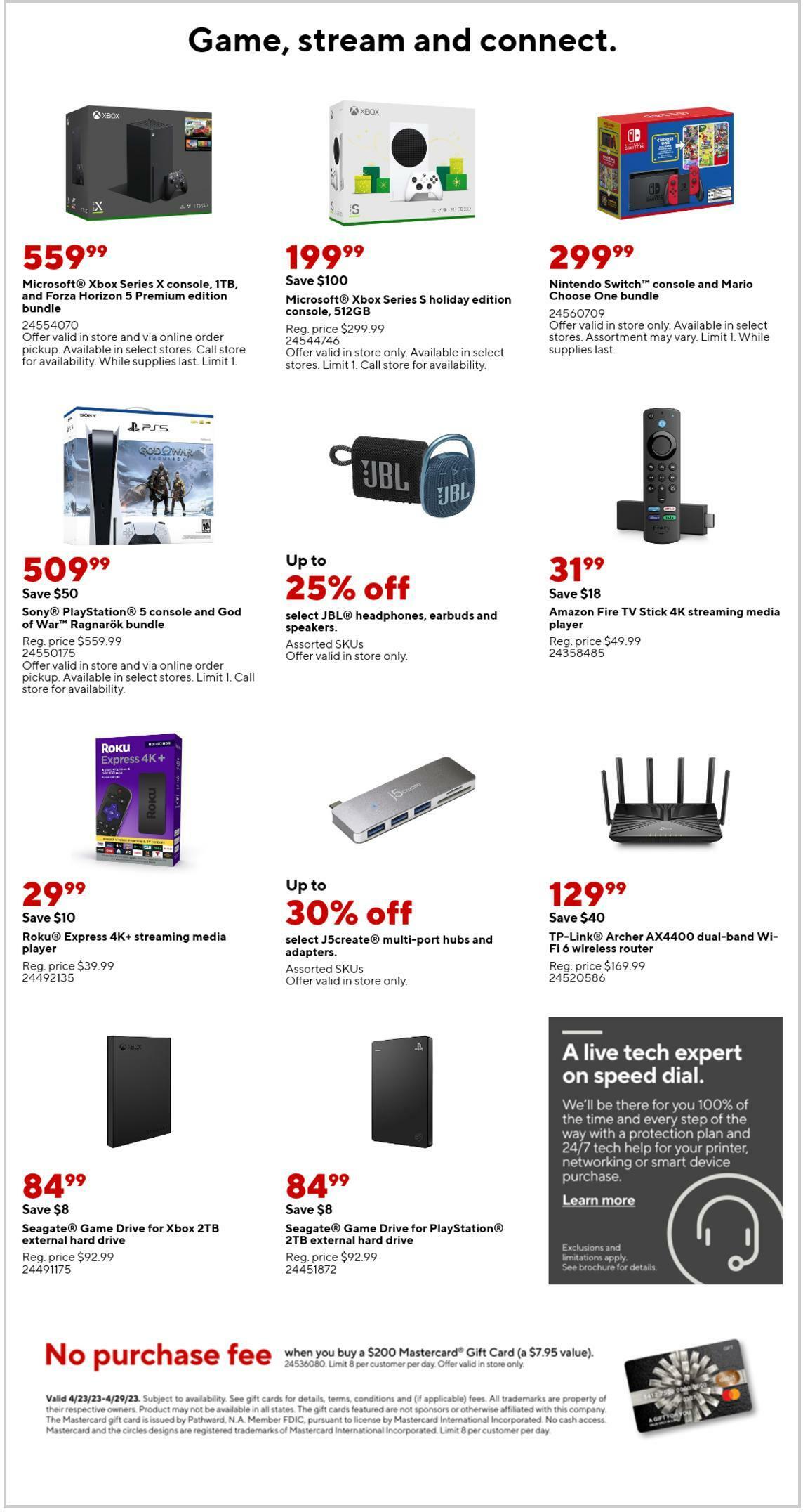 Staples Weekly Ad from April 23