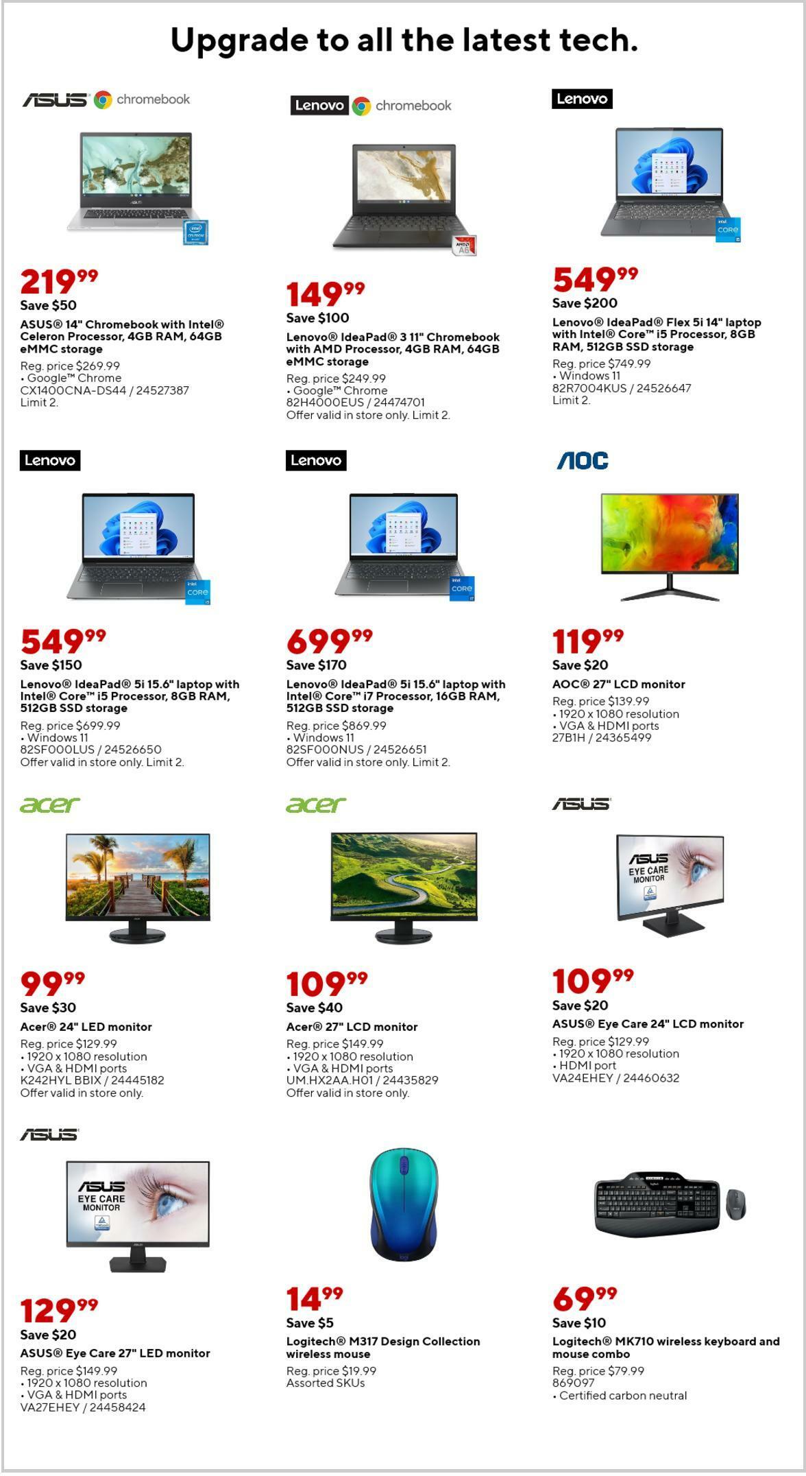 Staples Weekly Ad from April 23