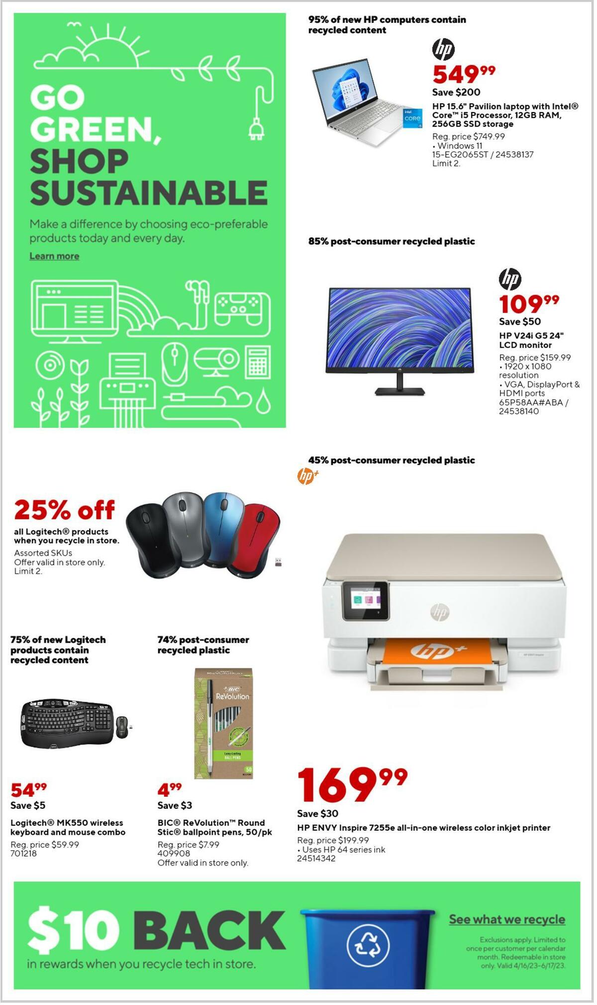 Staples Weekly Ad from April 30