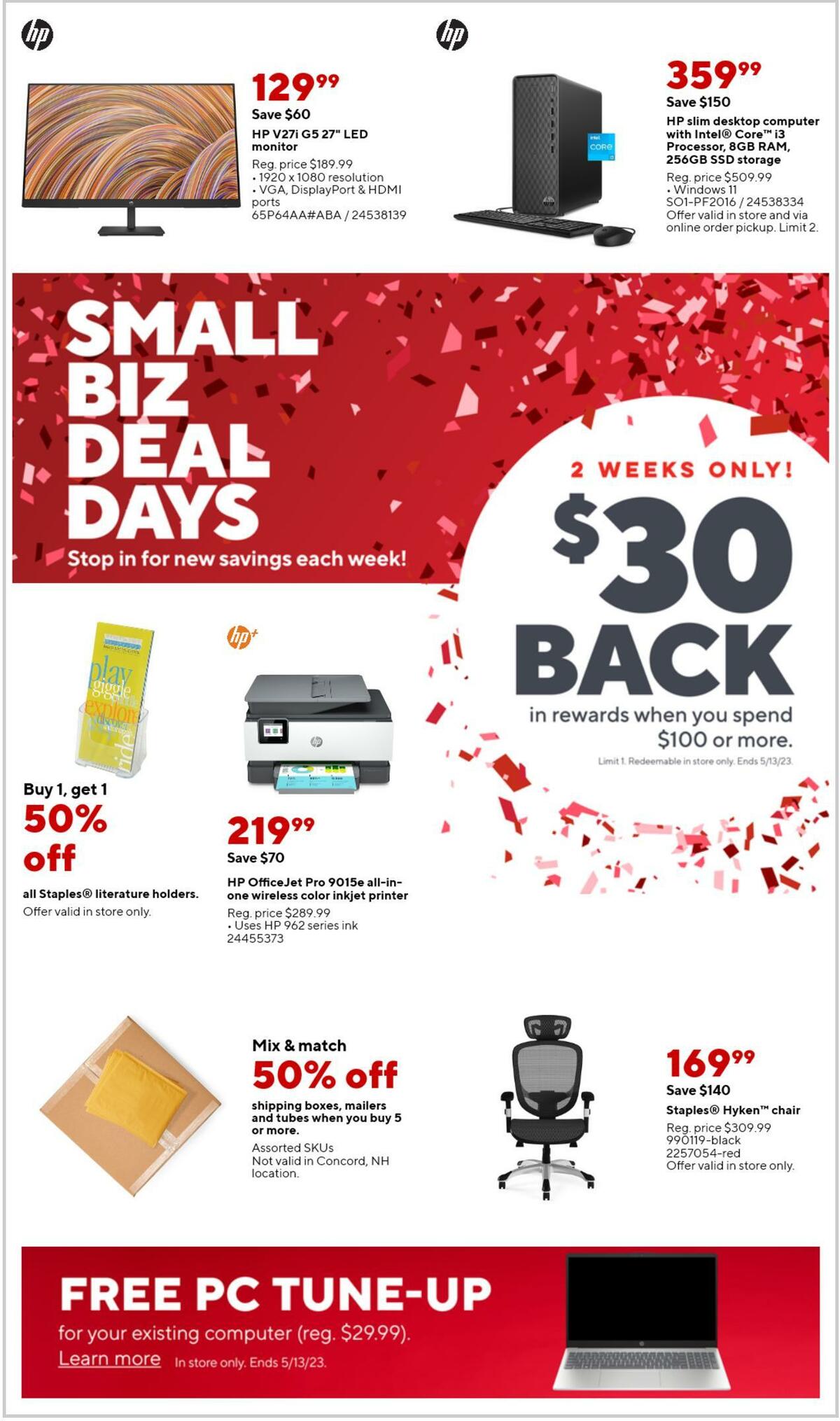 Staples Weekly Ad from May 7