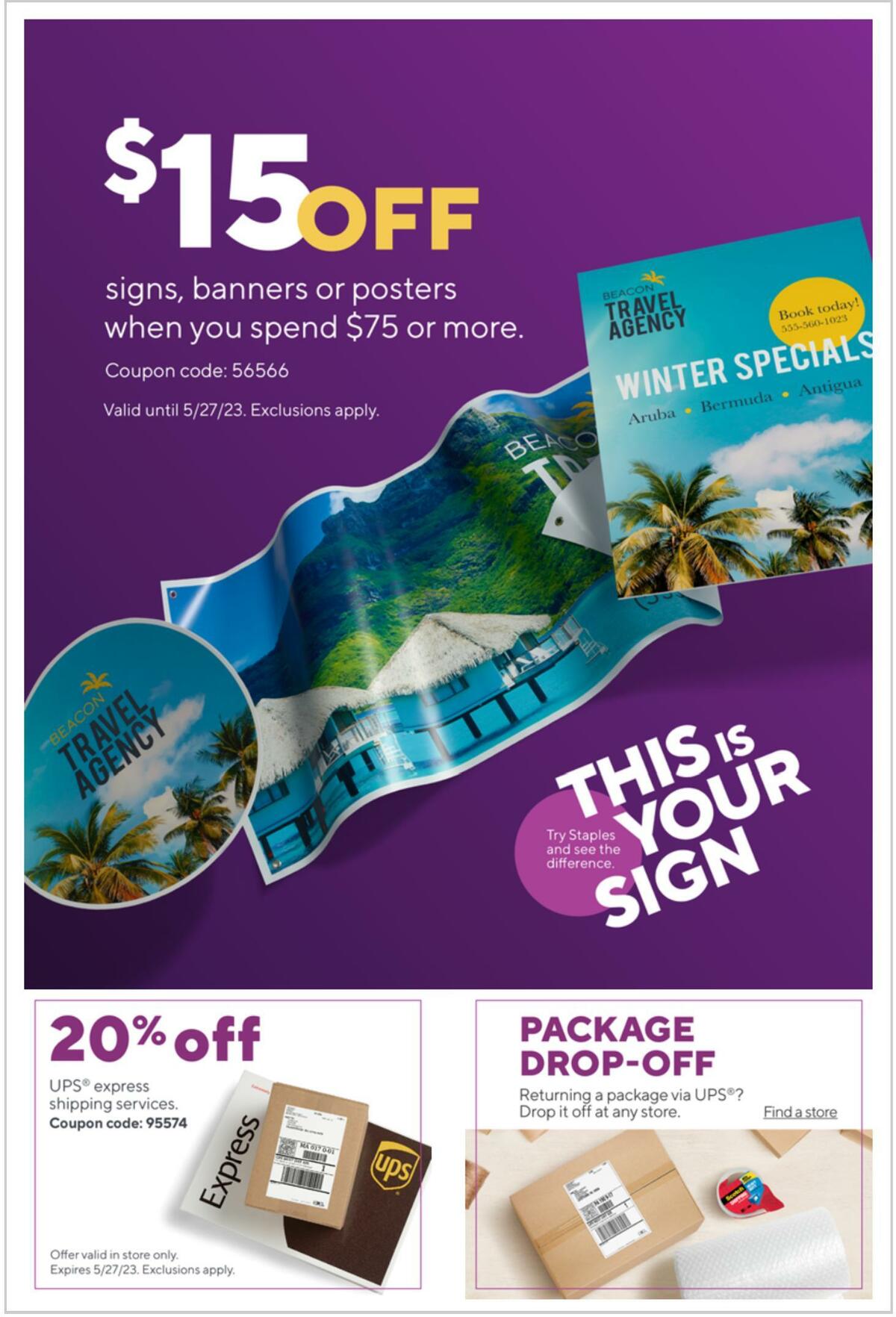 Staples Weekly Ad from May 7