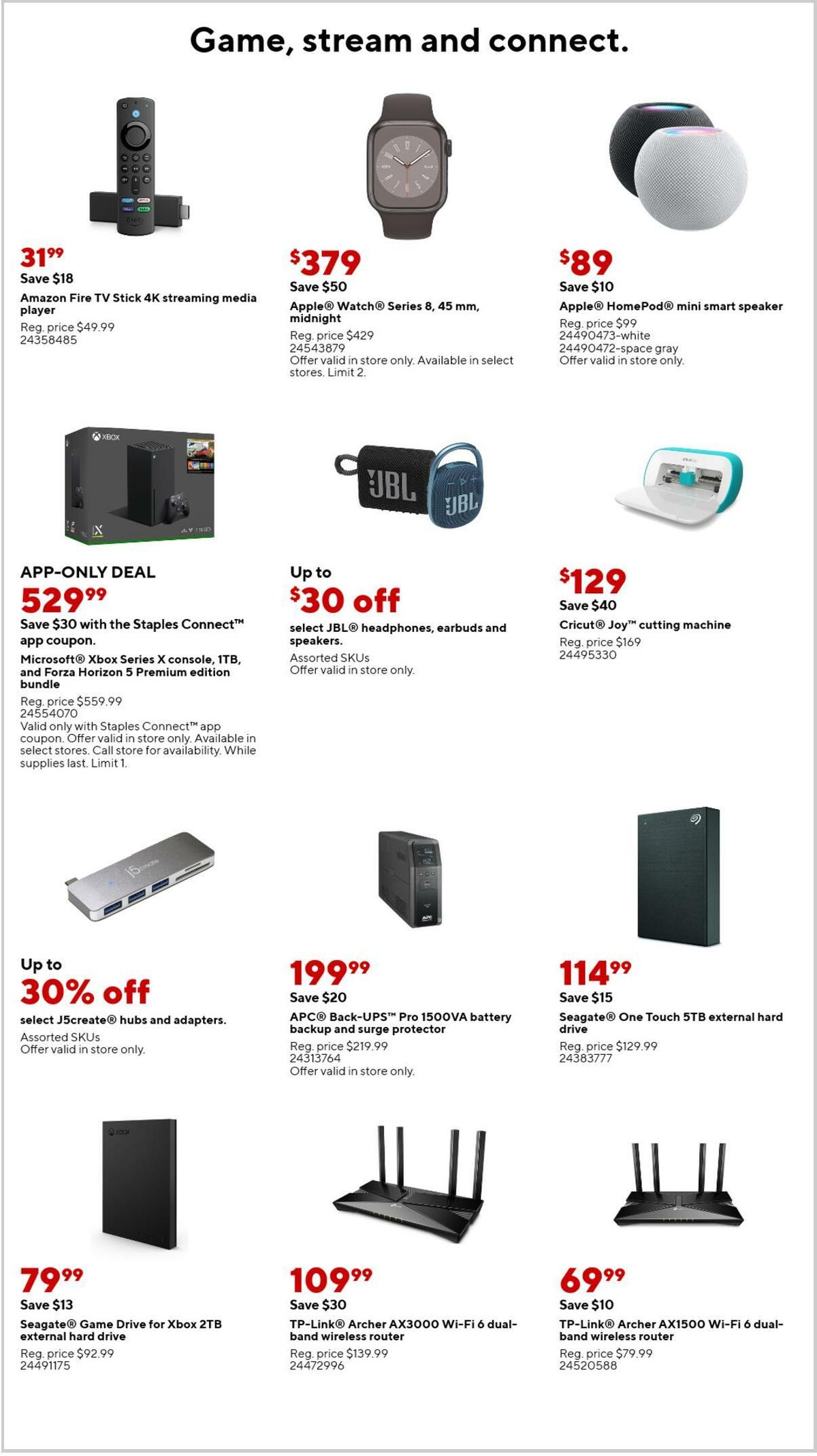 Staples Weekly Ad from May 7