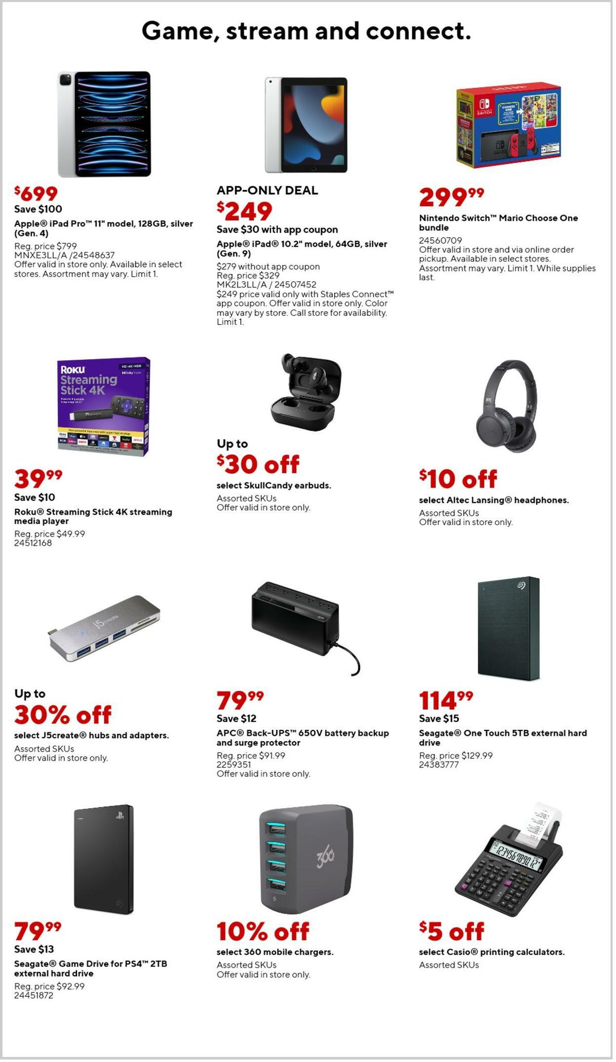 Staples Weekly Ad from May 14