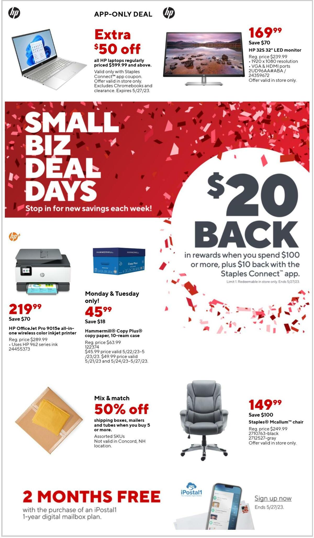 Staples Weekly Ad from May 21