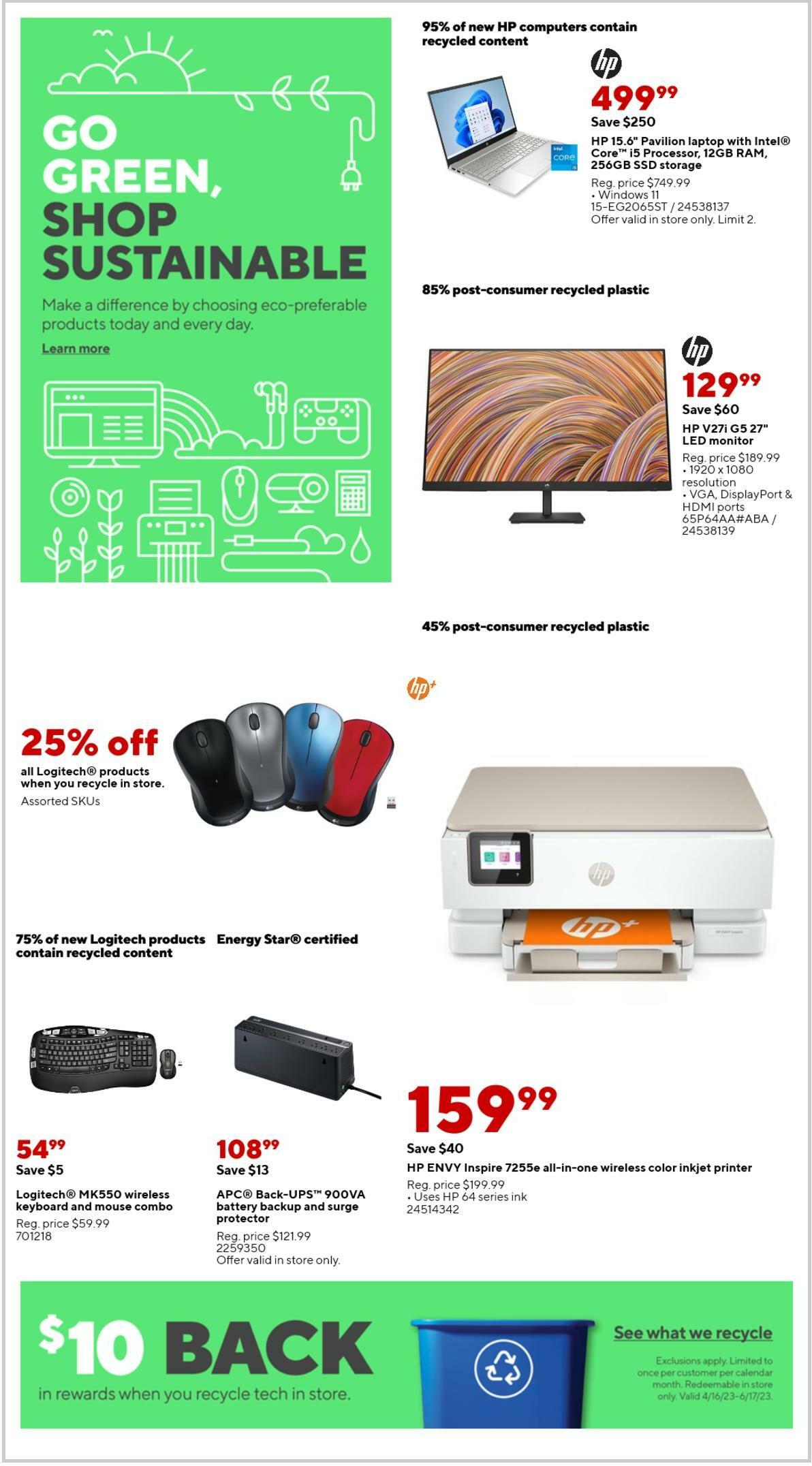 Staples Weekly Ad from May 28