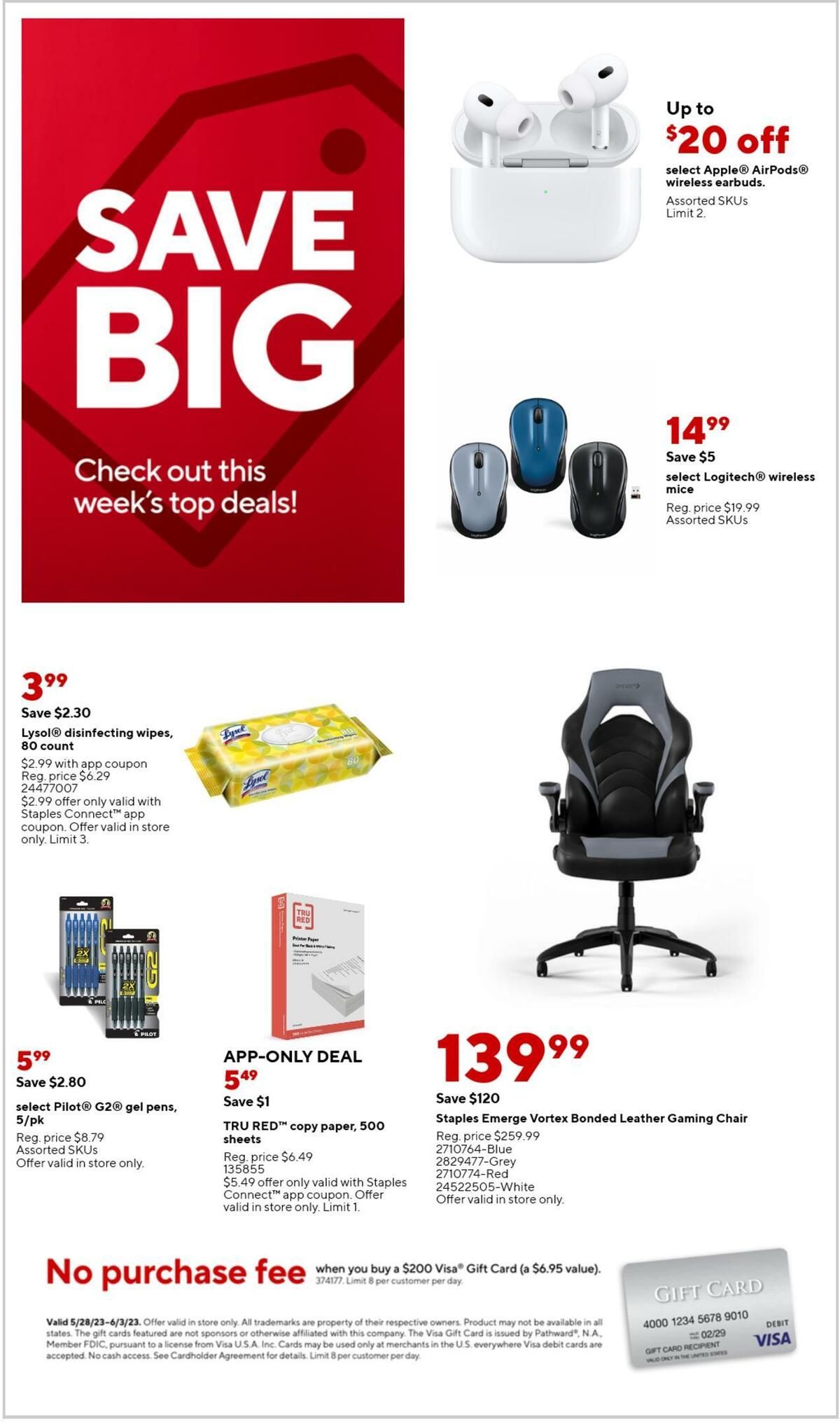 Staples Weekly Ad from June 4