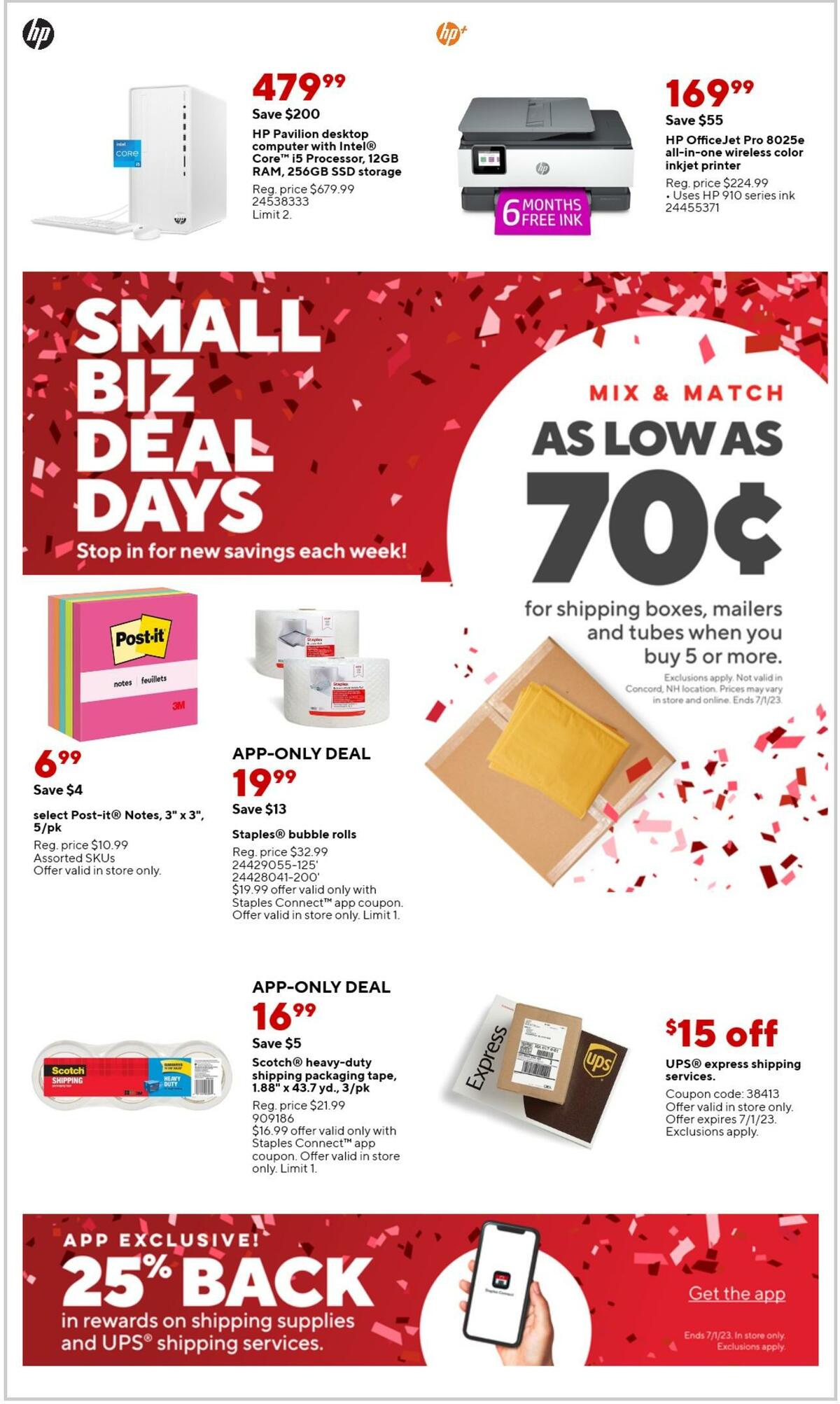 Staples Weekly Ad from June 4