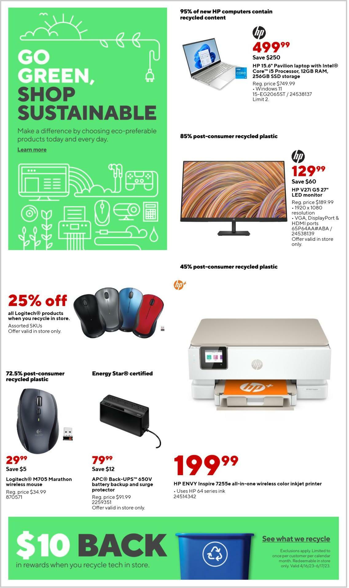 Staples Weekly Ad from June 11