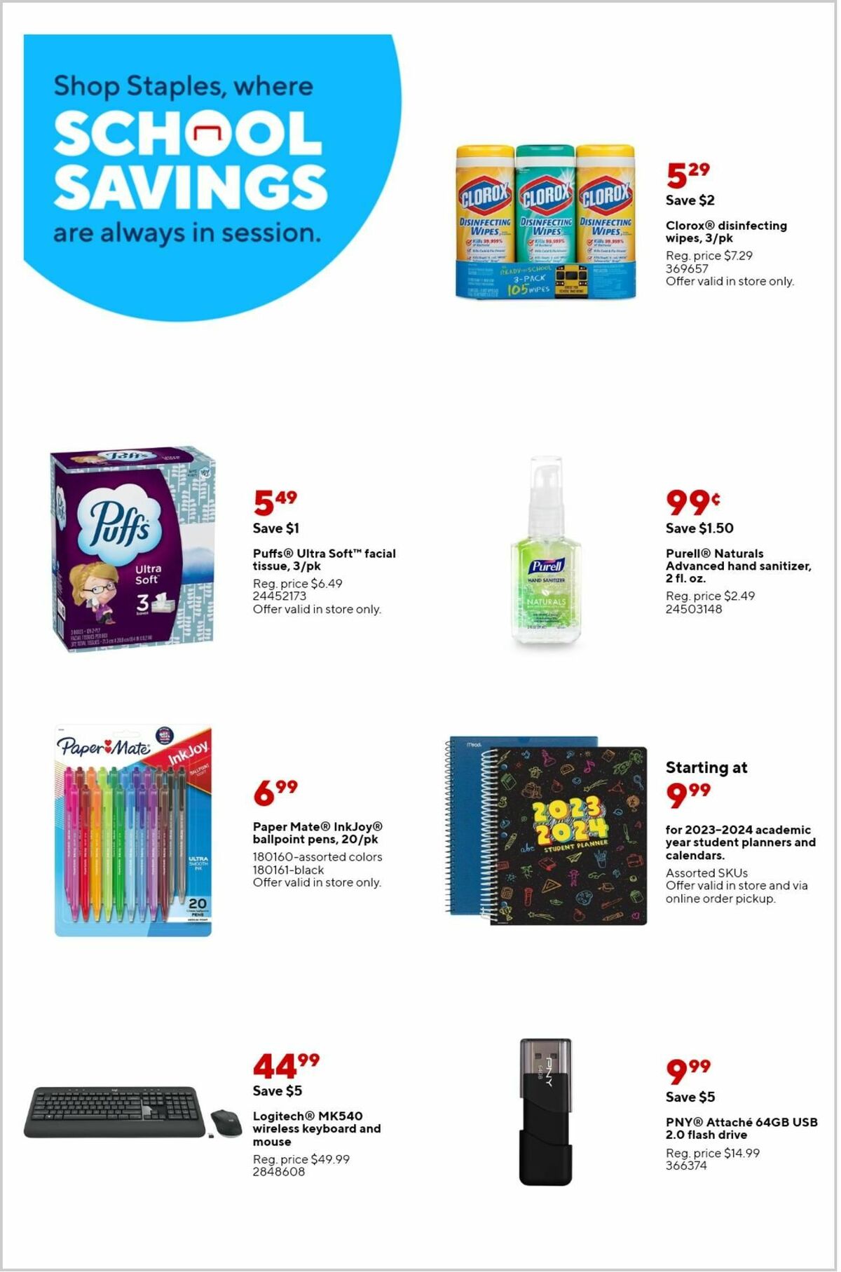Staples Weekly Ad from June 25