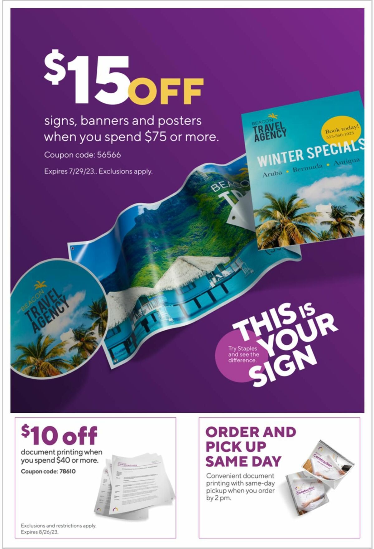 Staples Weekly Ad from June 25