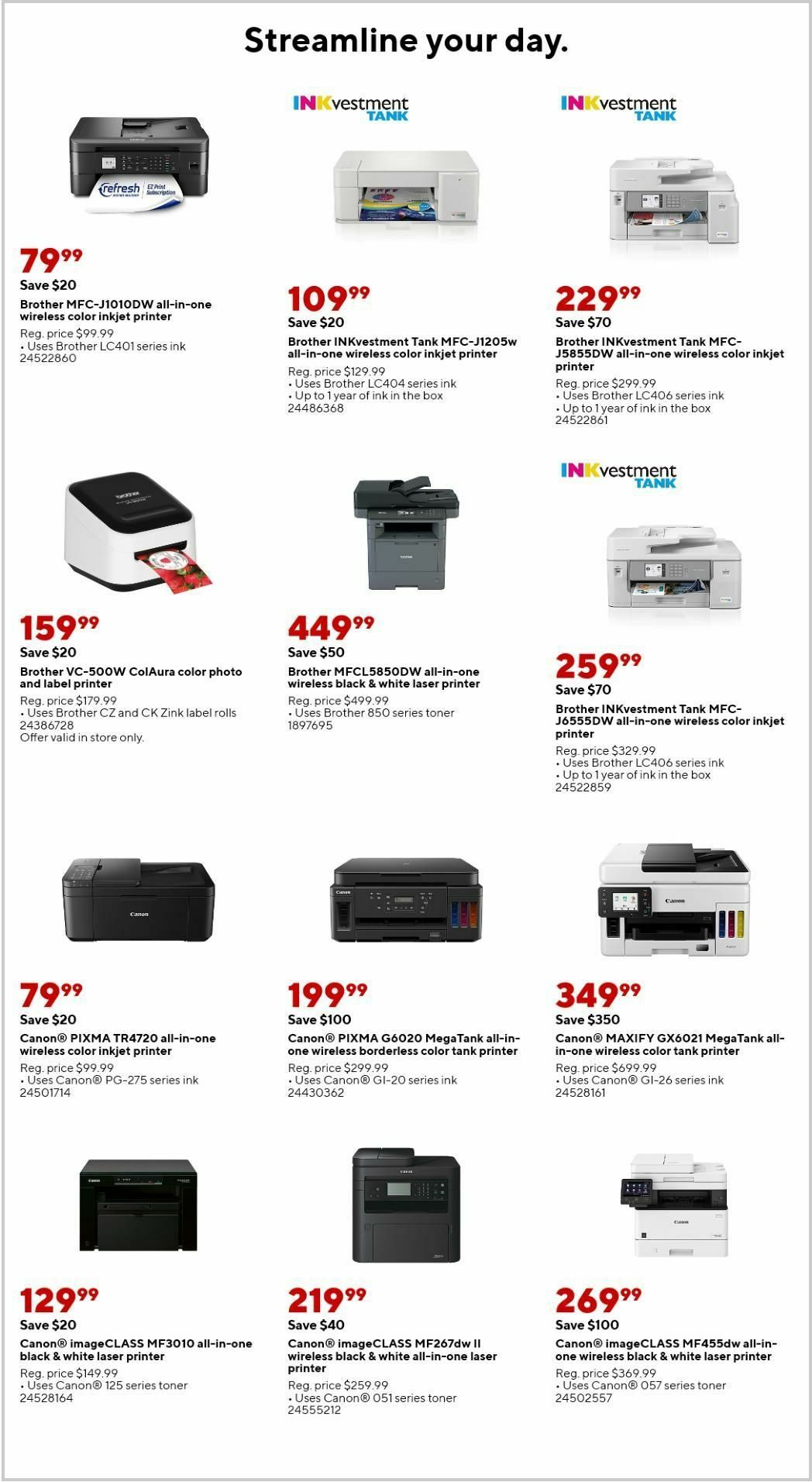 Staples Weekly Ad from August 27