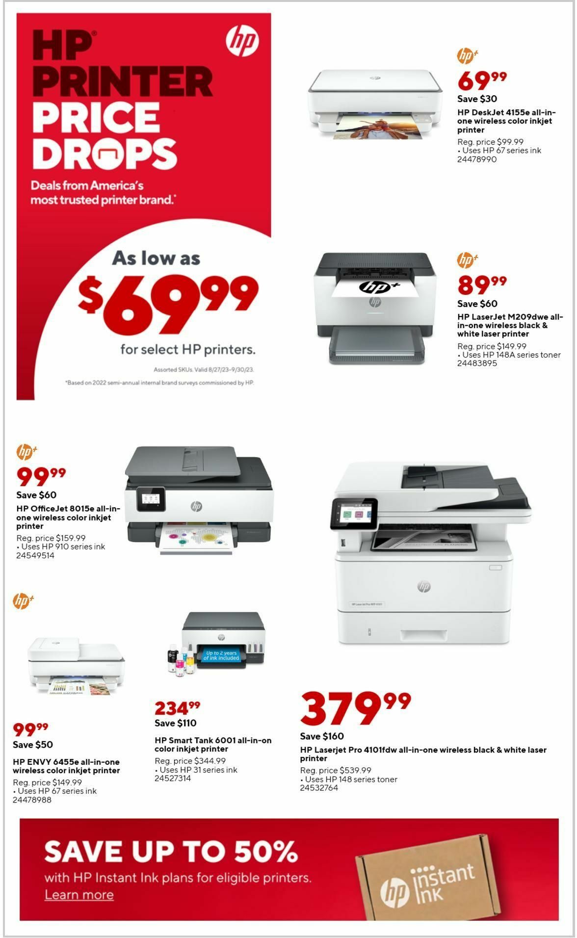 Staples Weekly Ad from August 27