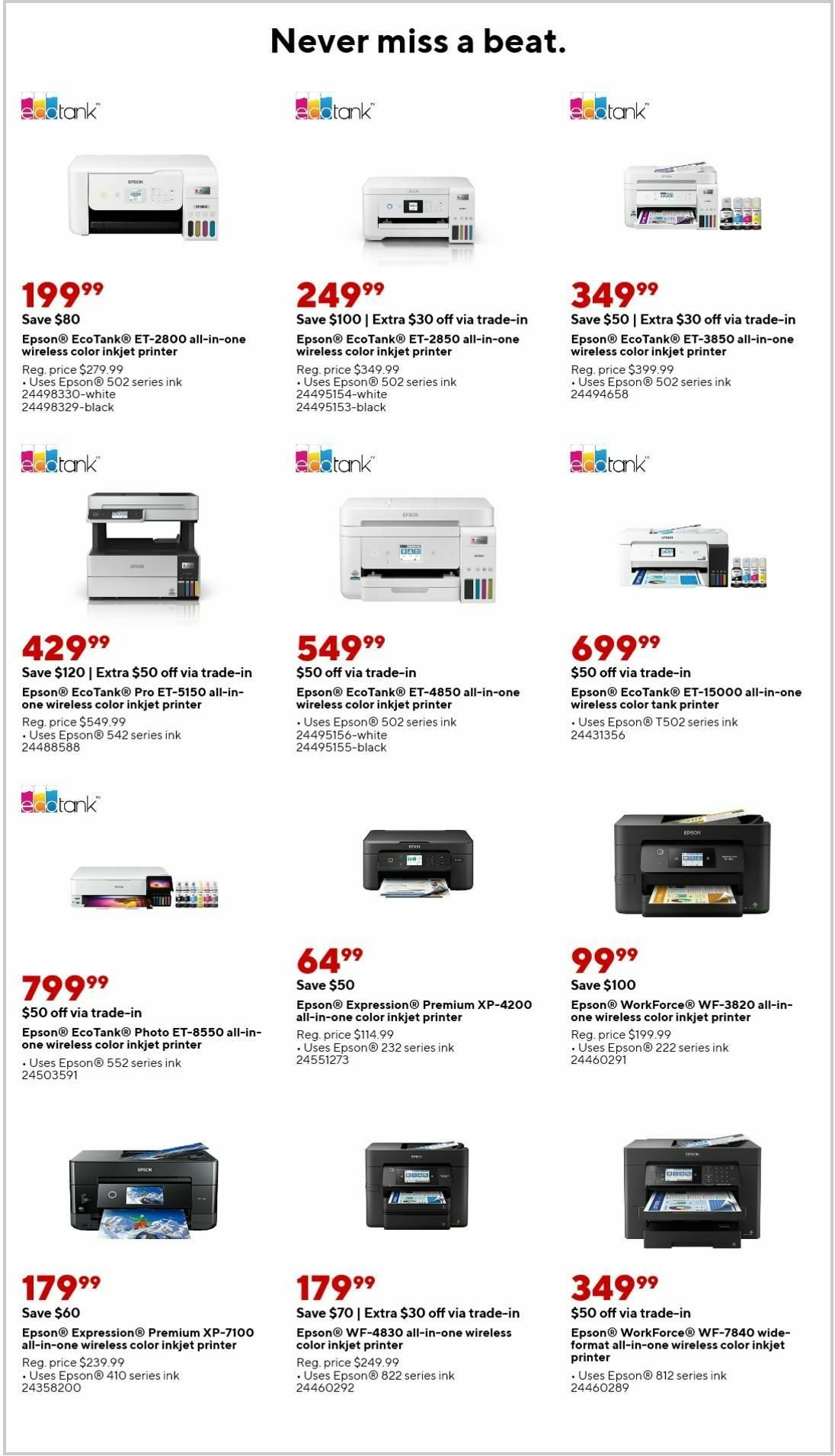 Staples Weekly Ad from September 3