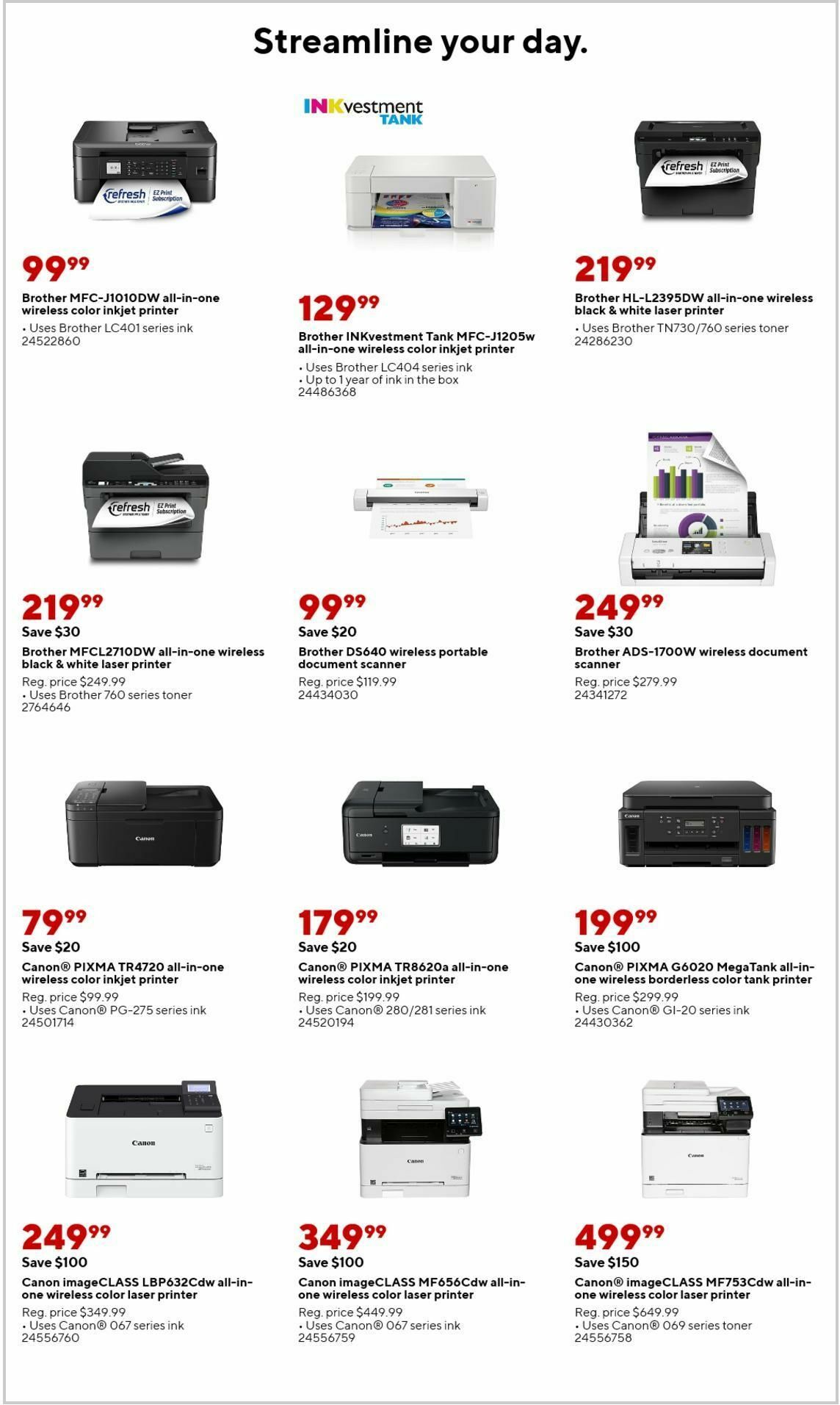 Staples Weekly Ad from September 3