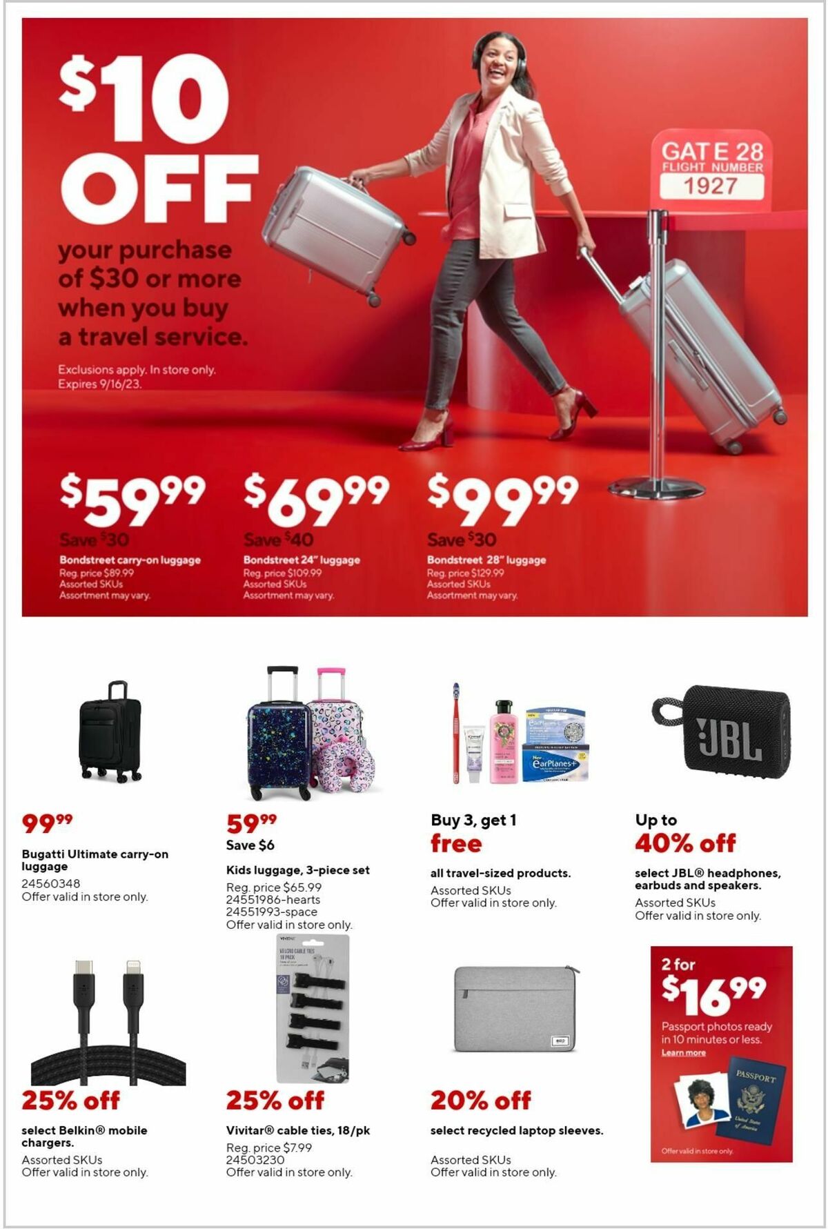 Staples Weekly Ad from September 3