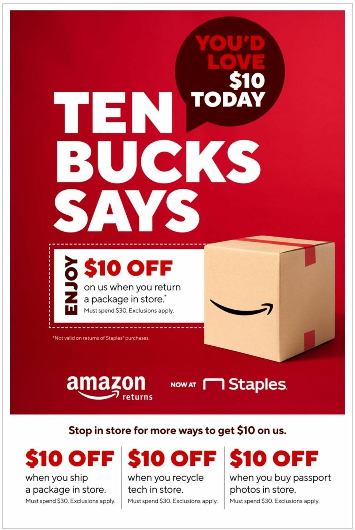 Staples Weekly Ad from October 22