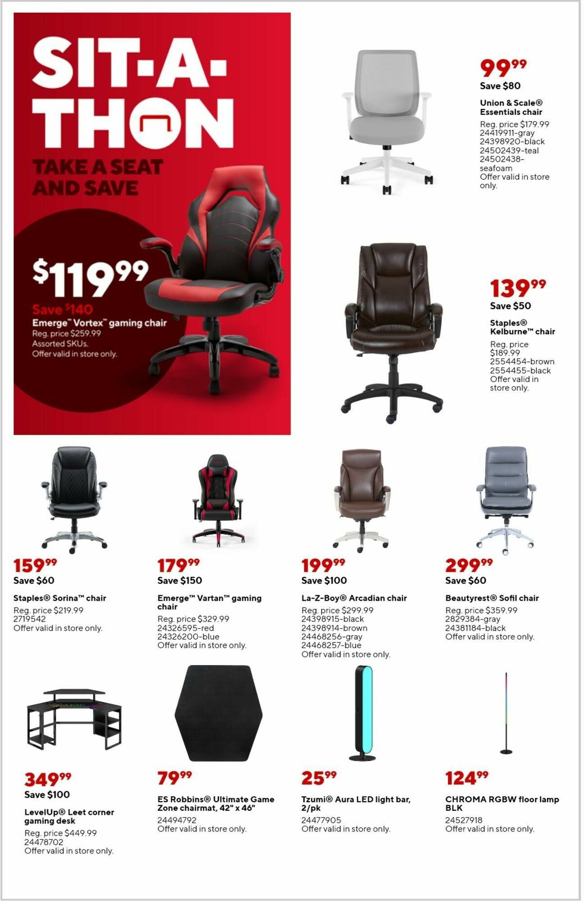 Staples Weekly Ad from October 22