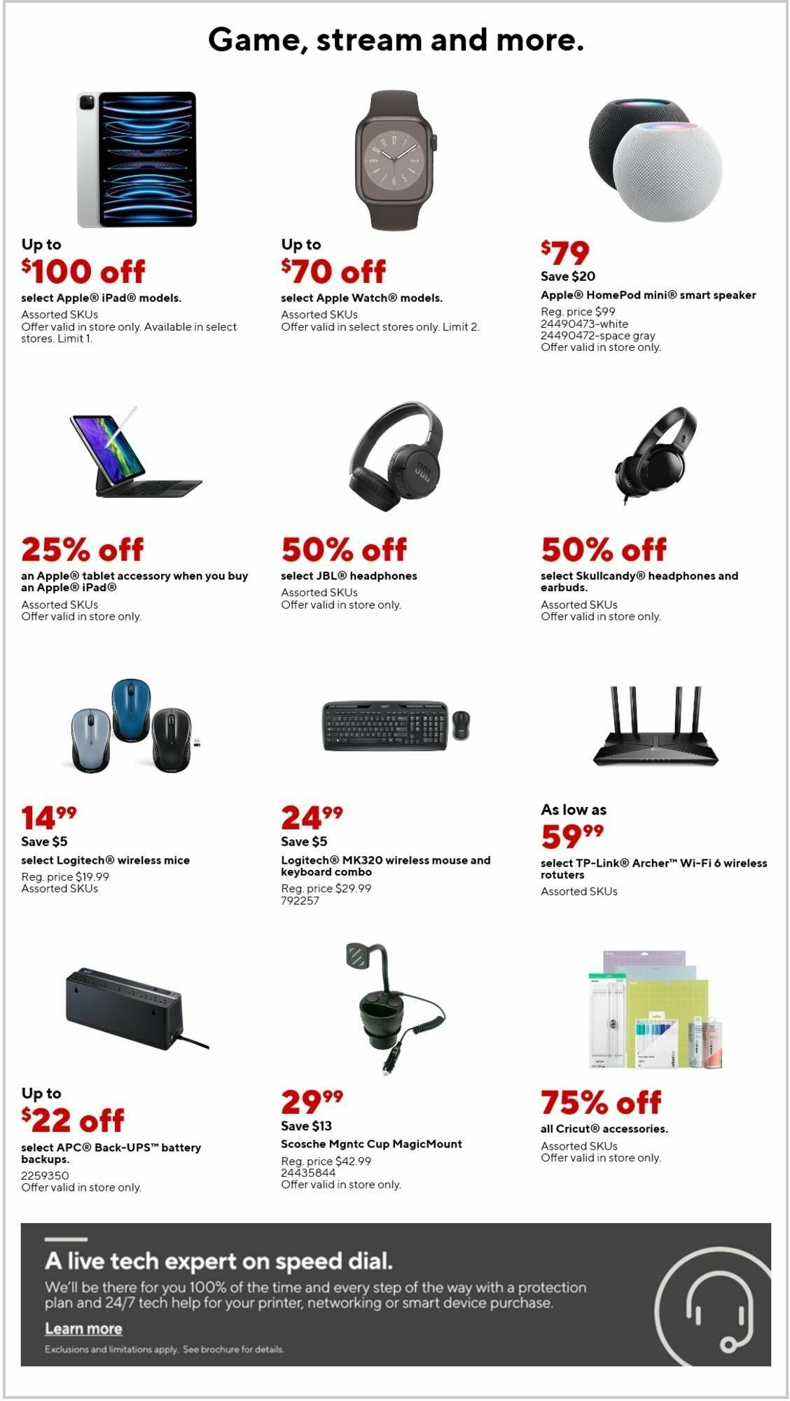Staples Weekly Ad from October 22