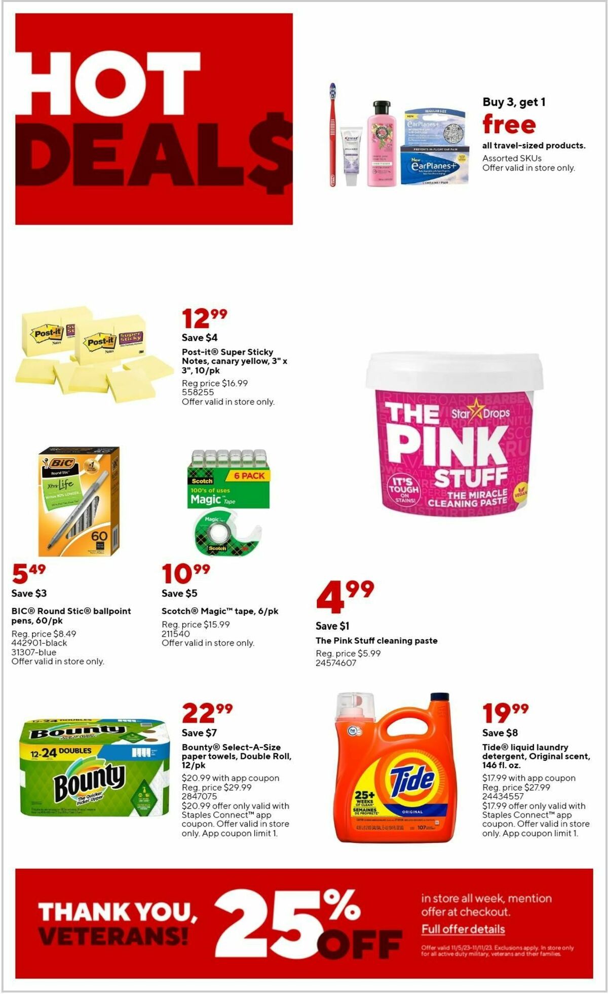 Staples Weekly Ad from November 5