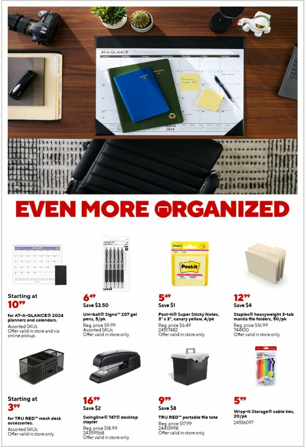 Staples Weekly Ad from January 21