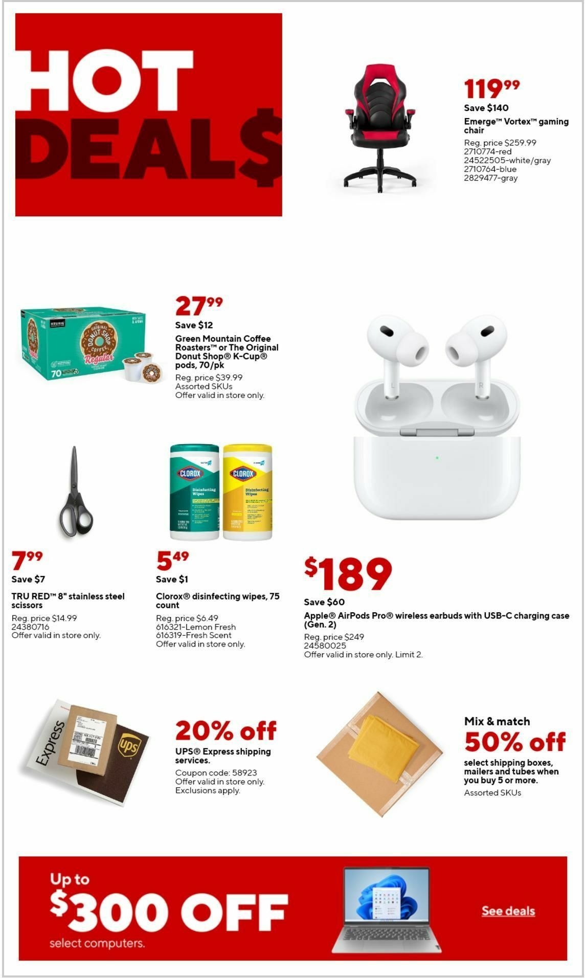 Staples Weekly Ad from March 17
