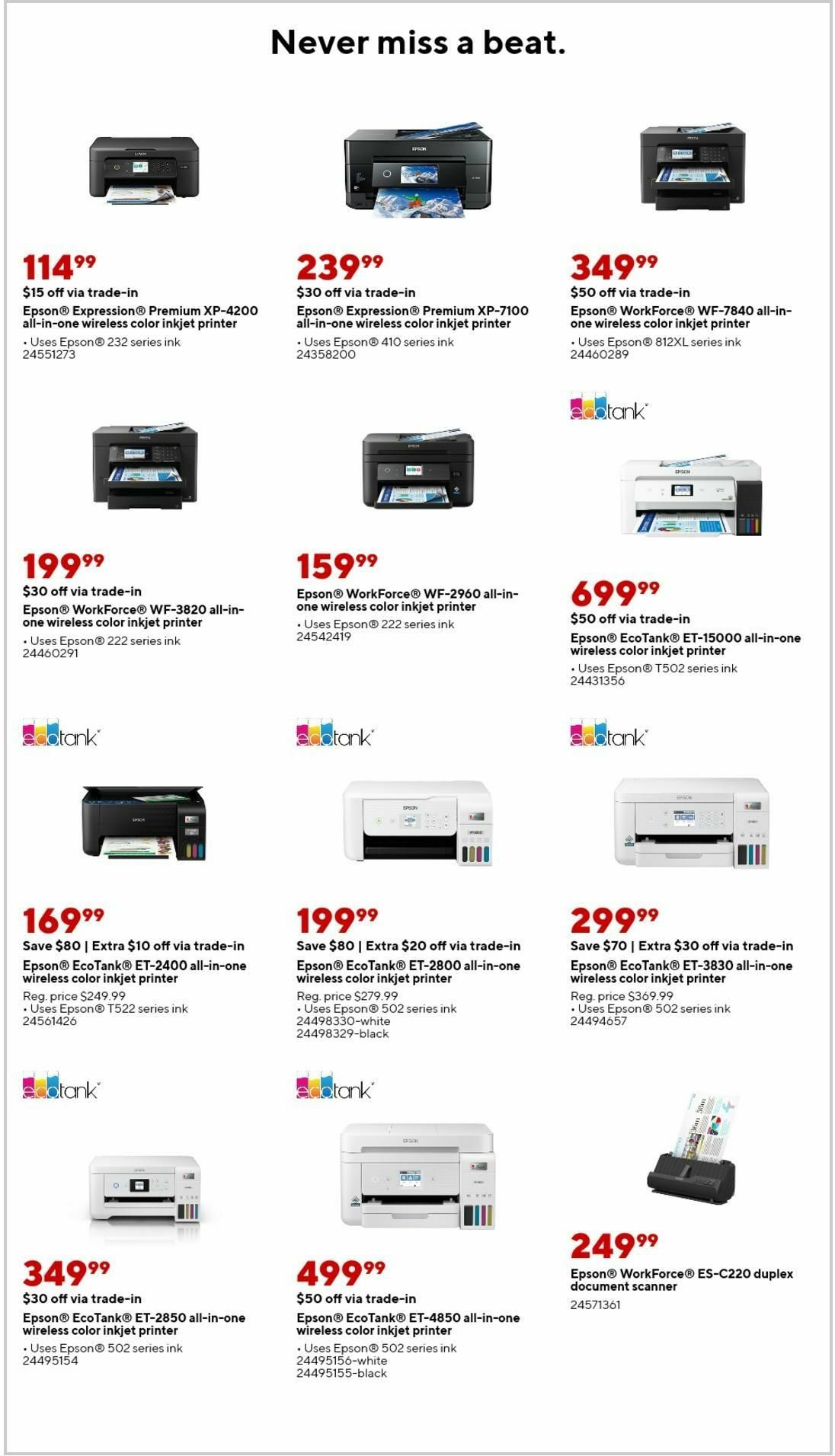 Staples Weekly Ad from March 31