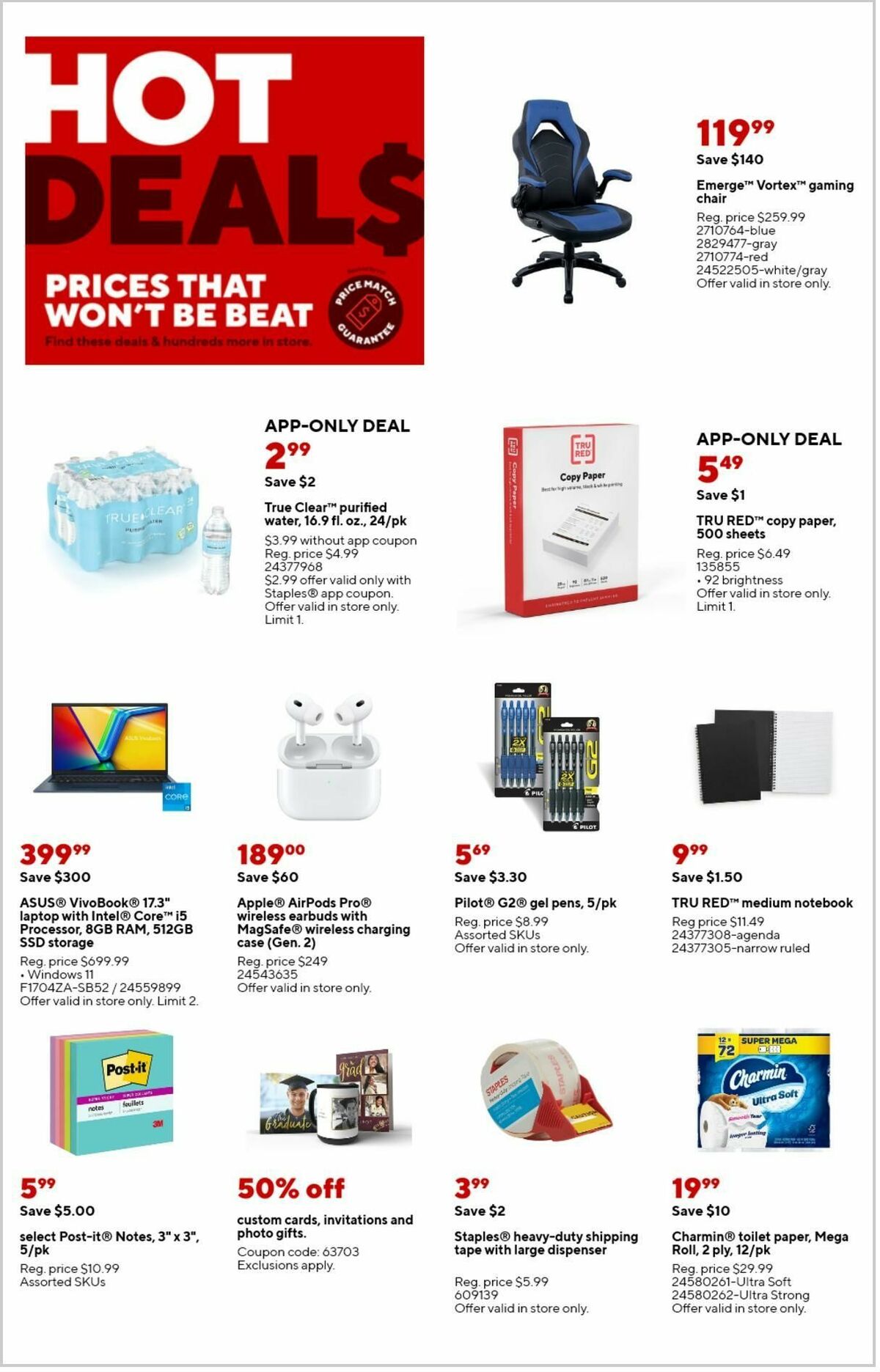 Staples Weekly Ad from April 14