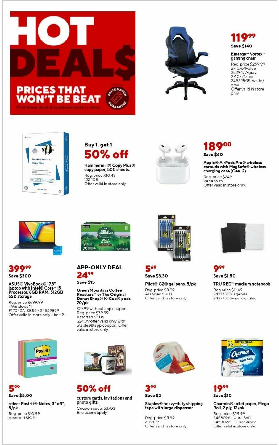Staples Weekly Ad from April 21