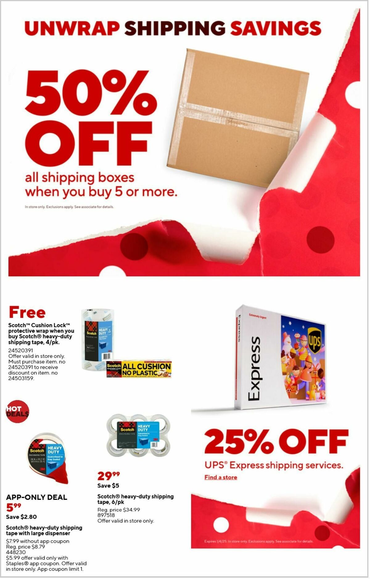 Staples Weekly Ad from December 8
