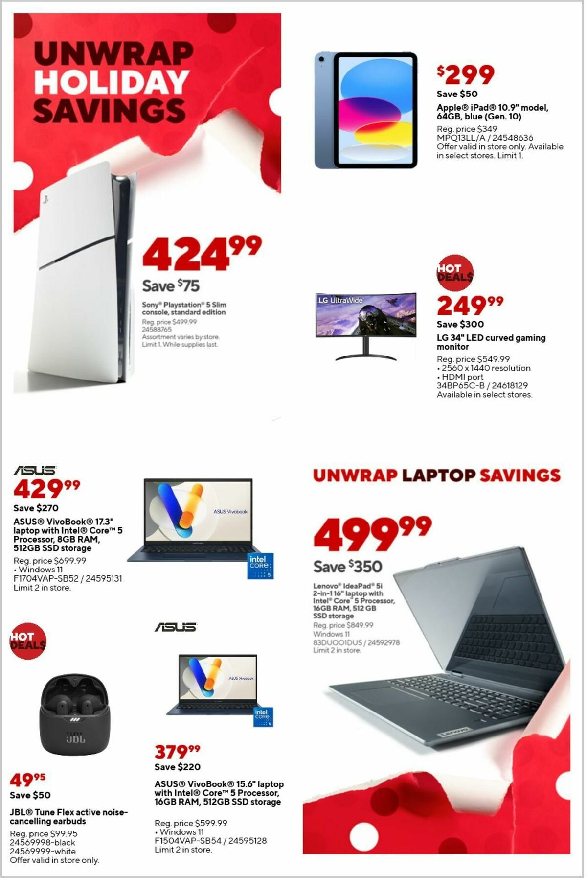 Staples Weekly Ad from December 15