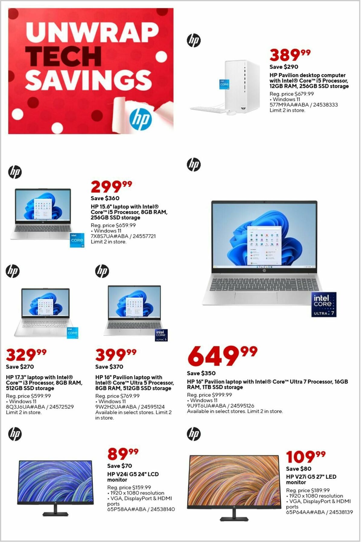 Staples Weekly Ad from December 15