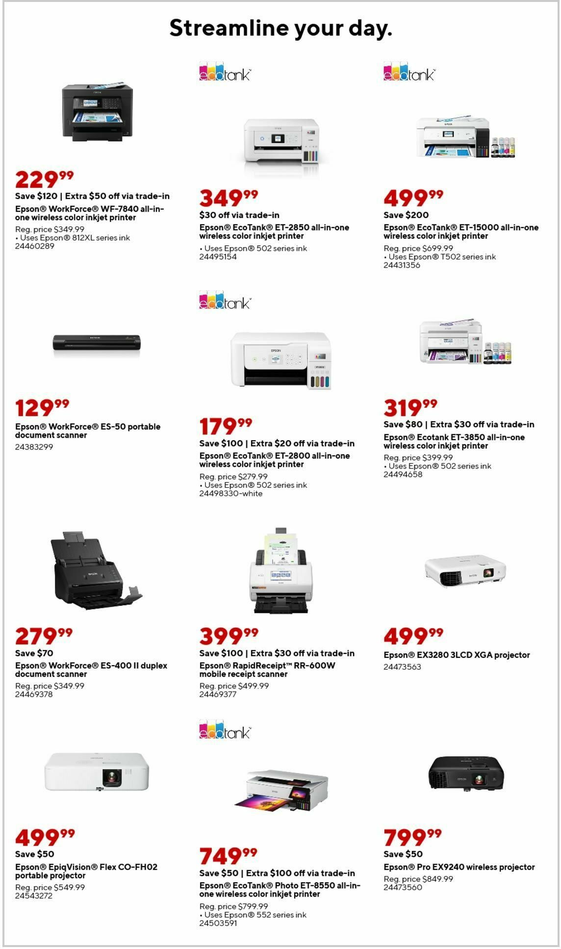 Staples Weekly Ad from December 22