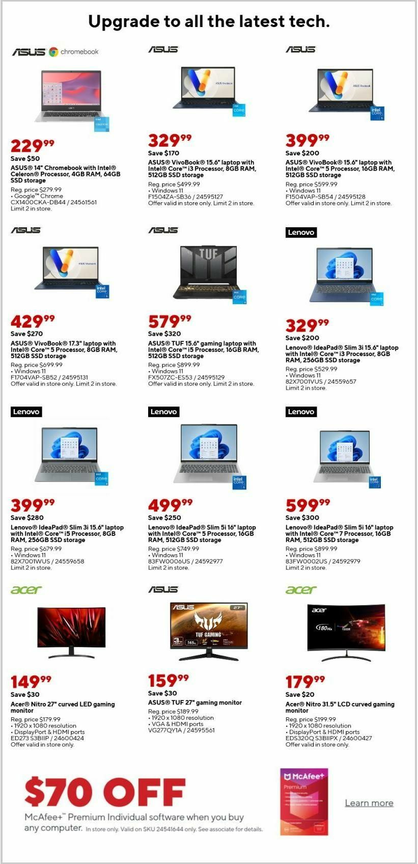 Staples Weekly Ad from January 12