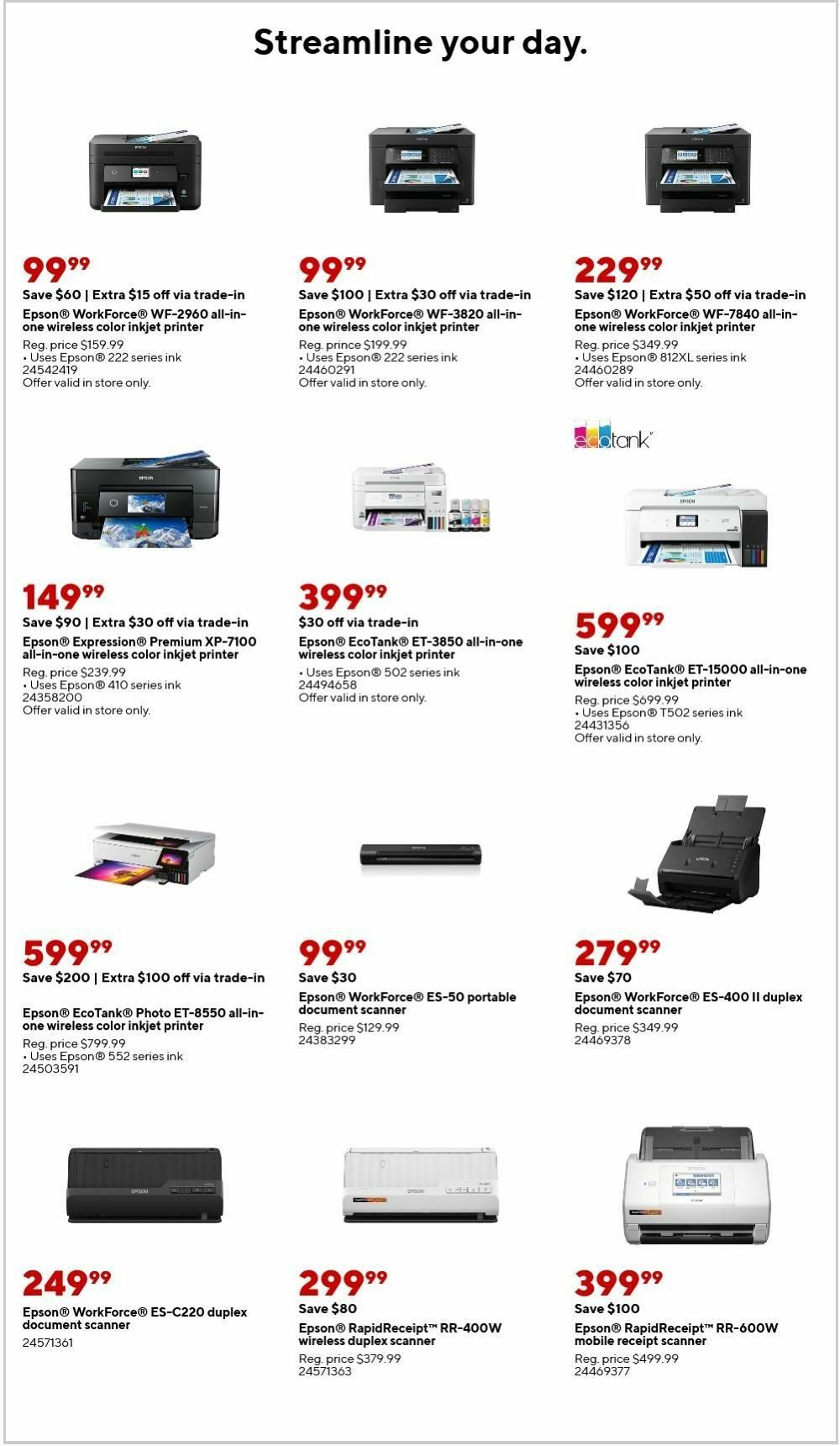 Staples Weekly Ad from January 19