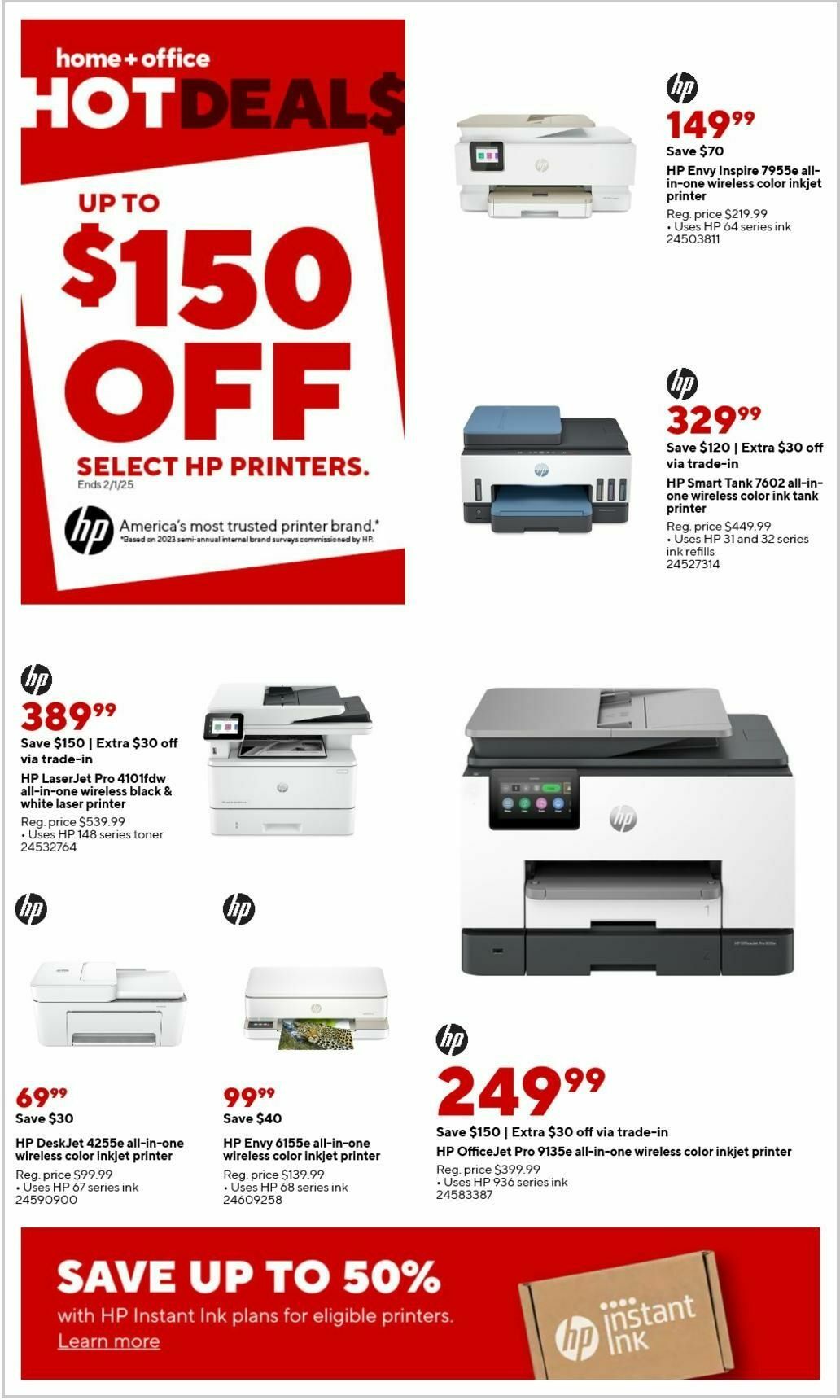 Staples Weekly Ad from January 19