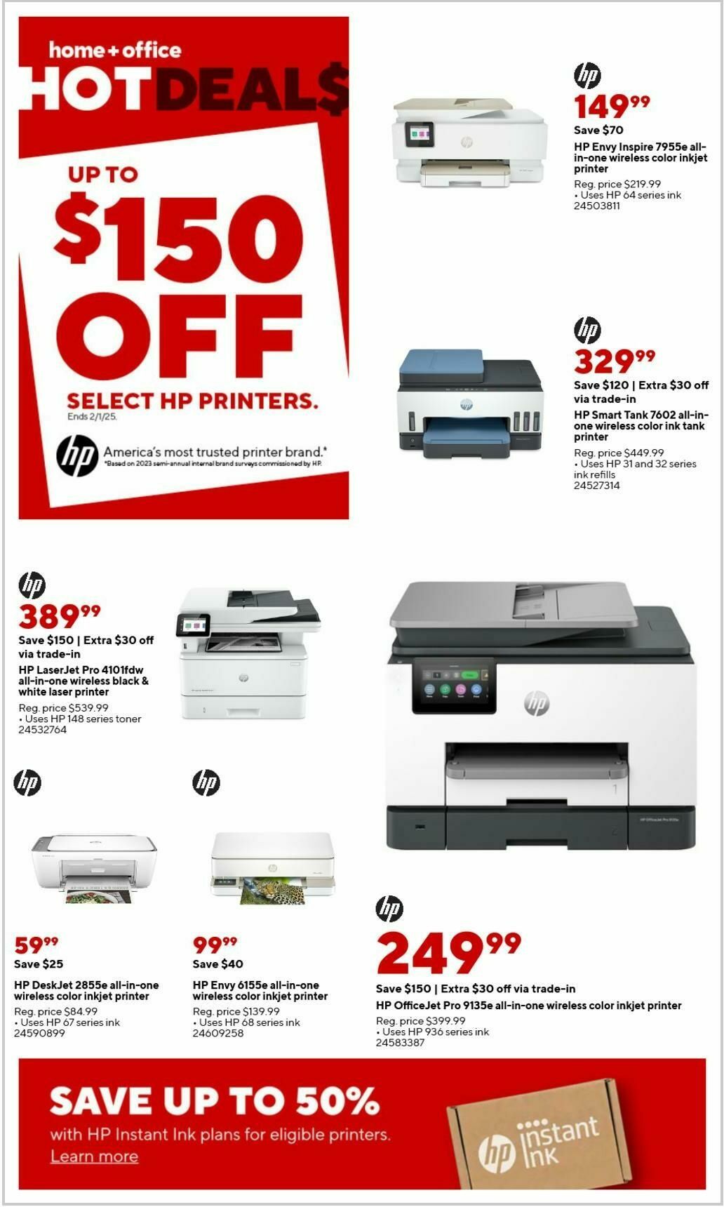 Staples Weekly Ad from January 26