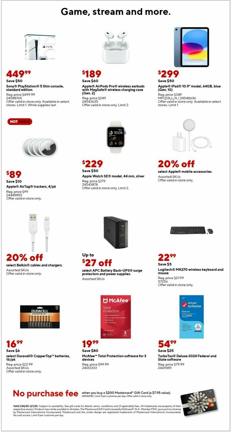 Staples Weekly Ad from January 26