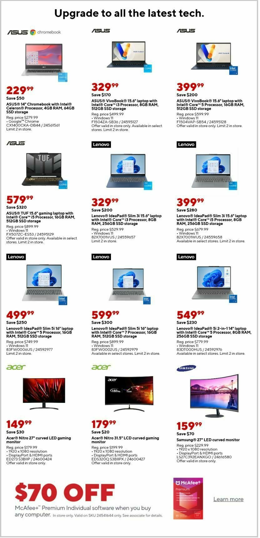 Staples Weekly Ad from January 26