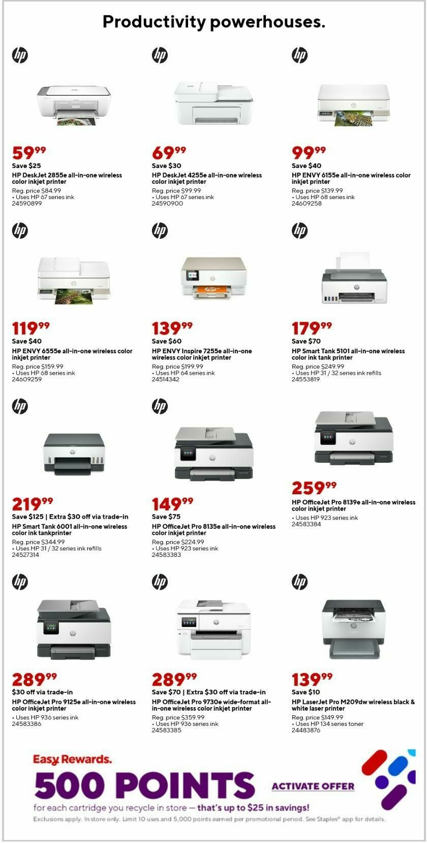 Staples Weekly Ad from February 2
