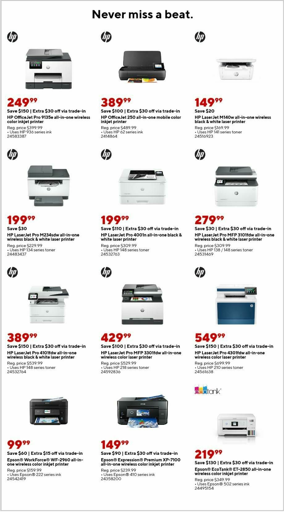 Staples Weekly Ad from February 2