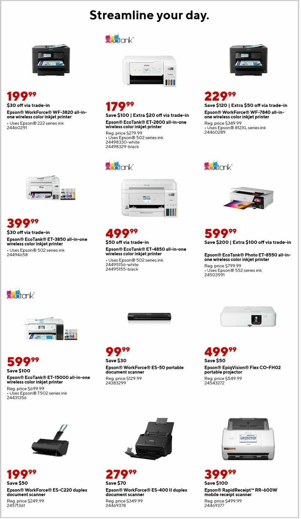 Staples Weekly Ad from February 2