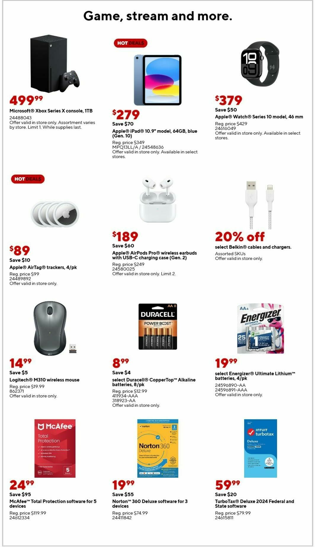 Staples Weekly Ad from February 9