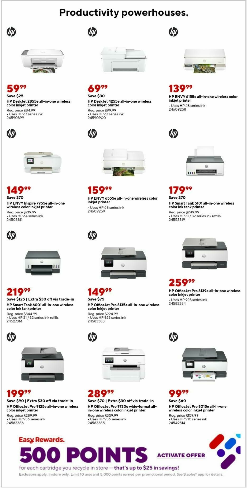 Staples Weekly Ad from February 9