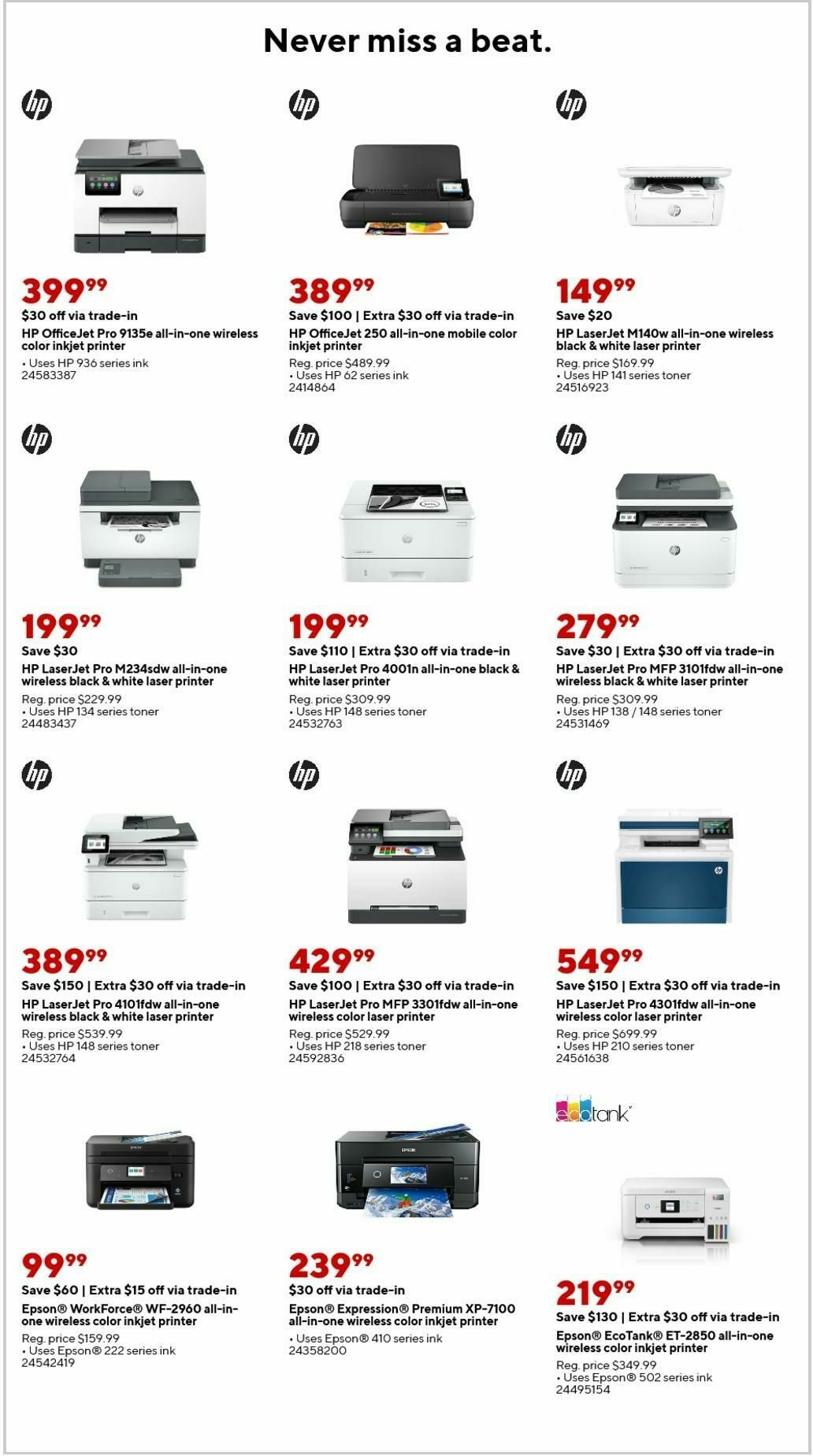 Staples Weekly Ad from February 9