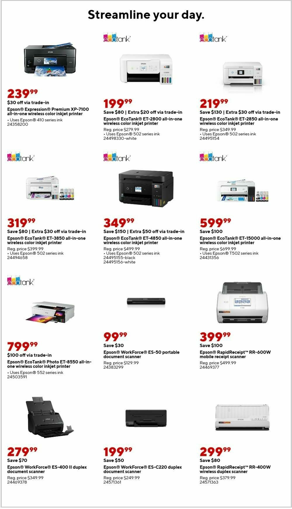 Staples Weekly Ad from February 16