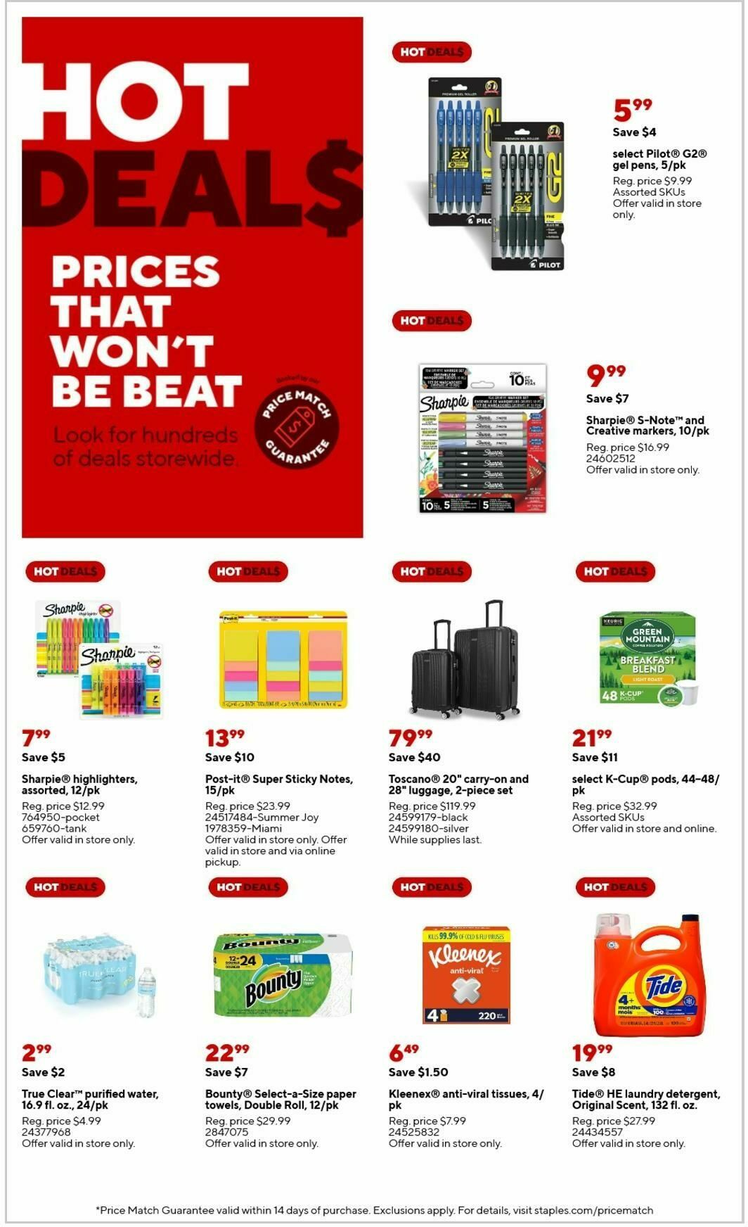 Staples Weekly Ad from February 16