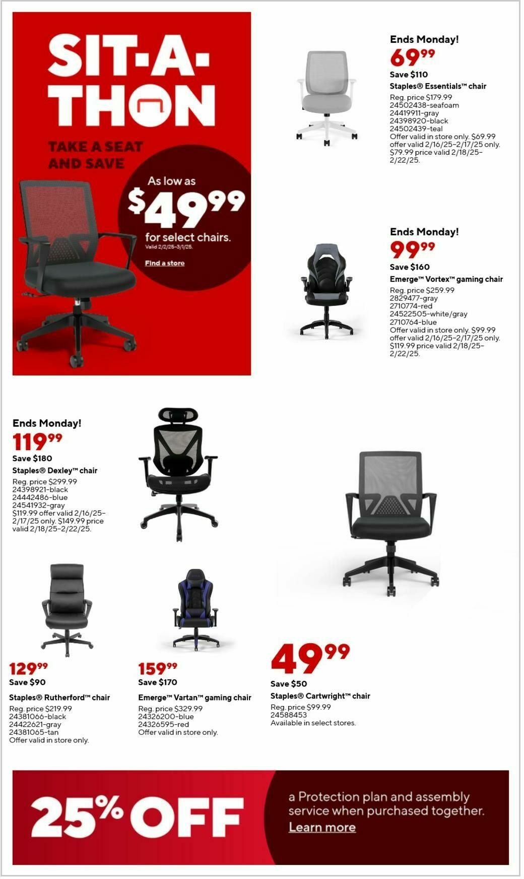 Staples Weekly Ad from February 16