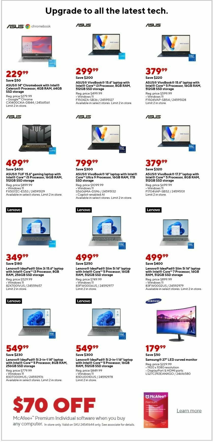 Staples Weekly Ad from February 16