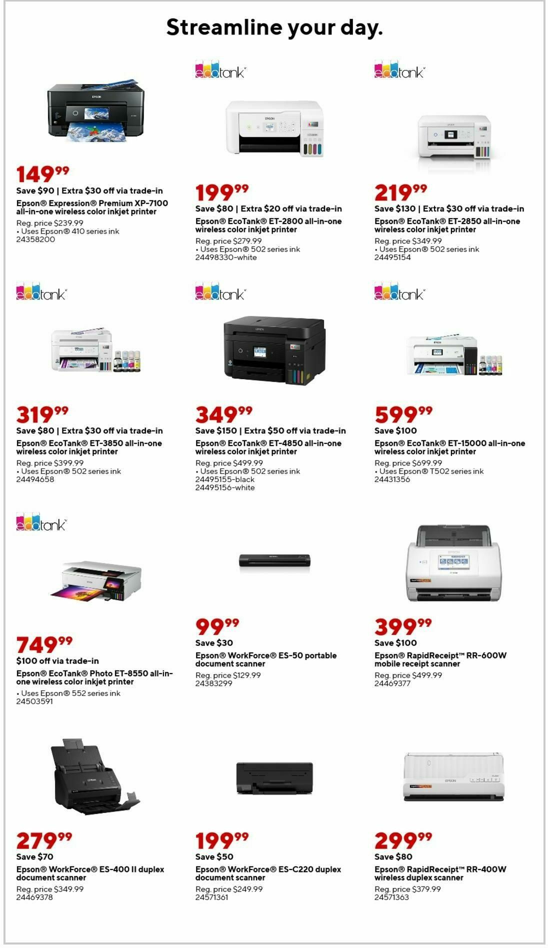 Staples Weekly Ad from February 23